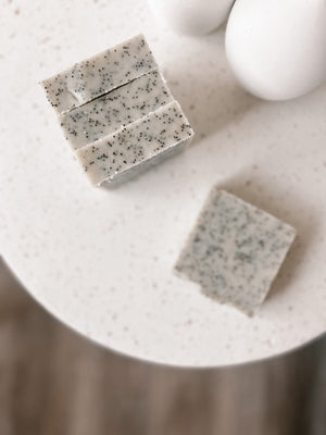 
                  
                    Sweet Almond + Poppyseed Soap Bar (Unscented)
                  
                